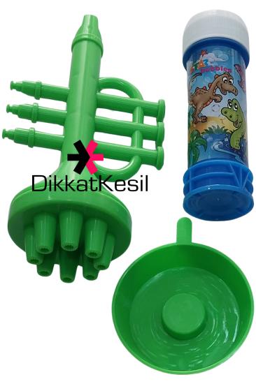 Baloncuk Üfleme Oyuncağı Yeşil, Üflemeli Oyuncaklar - DikkatKesil