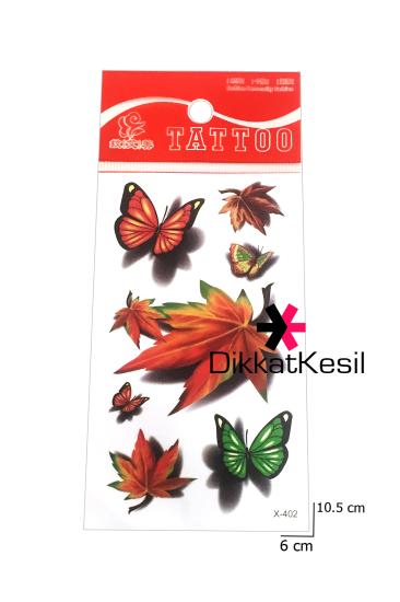 Çınar Yaprağı Dövmesi, Küçük Geçici Kelebek Dövme Modelleri - DikkatKesil