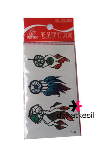 Düş Kapanı Dövme, Rüya Kapanı Küçük Geçici Dövme, Dreamcatcher Renkli Dövmeler - DikkatKesil