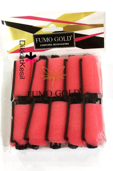 Fumo Gold Sünger Bigudi, Saç Bigudisi Süngerli Pembe 10 Lu Bigudi Çeşitleri - DikkatKesil