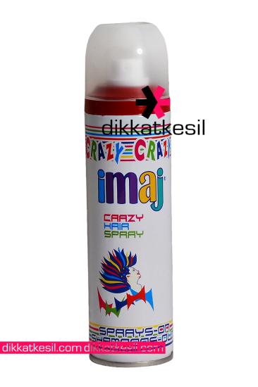 İmaj Kırmızı Renkli Saç Spreyi, Kırmızı Geçici Saç Boyası Kozmetik Ürünleri - DikkatKesil