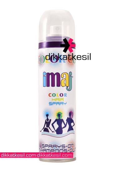 İmaj Mor Renkli Saç Spreyi, Mor Geçici Saç Boyası, Renkli Saç Boyaları - DikkatKesil