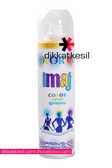 İmaj Sarı Renkli Saç Spreyi, Sarı Geçici Saç Boyası İmaj Spreyler - DikkatKesil