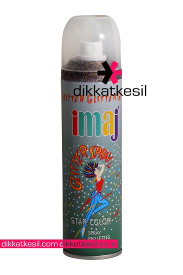 İmaj Sarı Simli Renkli Saç Spreyi, Sarı Simli Geçici Saç Boyası Renkli Spreyler - DikkatKesil