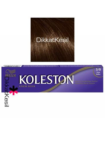 Koleston 3.0 Koyu Kahve Renk Krem Saç Boyası Tüp, 3/0 Saç Boya Çeşitleri - DikkatKesil
