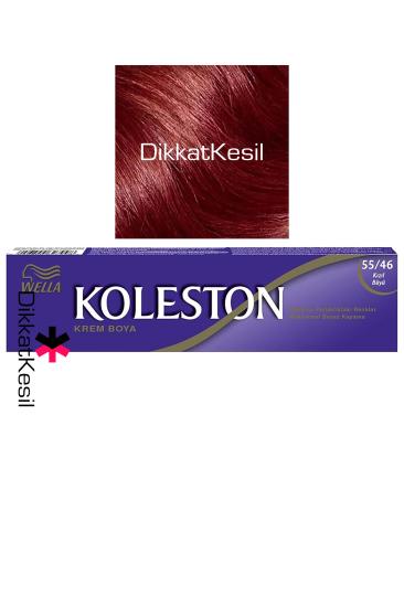 Koleston 55.46 Kızıl Büyü Renk Krem Saç Boyası Tüp Wella Saç Boyaları - DikkatKesil