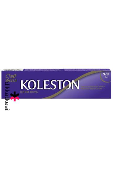Koleston 9.0 Sarı Renk Krem Saç Boyası Tüp, Koleston Wella Kozmetik Ürünleri - DikkatKesil