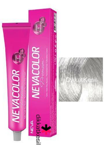 Nevacolor 0.01 Yoğun Gümüş Gri Renk Premium Kalıcı Krem Saç Boyası Tüp, Boya Çeşitleri - DikkatKesil