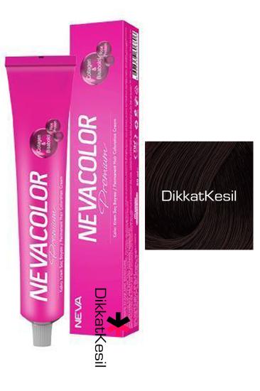Nevacolor 3 Koyu Kahve Renk Kalıcı Krem Saç Boyası Tüp, Saç Boyası Markaları - DikkatKesil