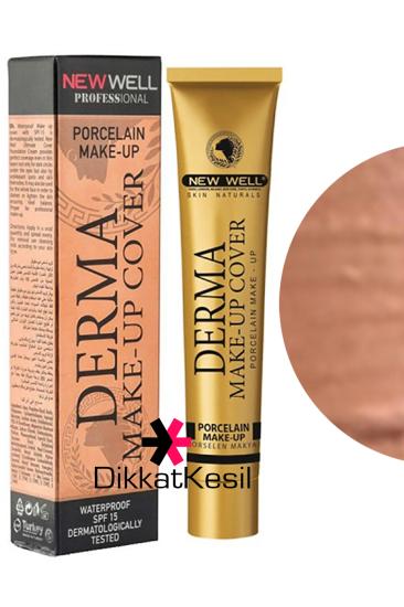 New Well Derma Makeup Cover Yoğun Kapatıcı Porselen Fondöten Nickel Rengi No 06 New Well Fondöten Çeşitleri - DikkatKesil