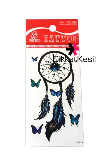 Rüya Kapanı Dövme, Düş Kapanı Küçük Geçici Dövme, Dreamcatcher Renkli Dövme Modelleri - DikkatKesil