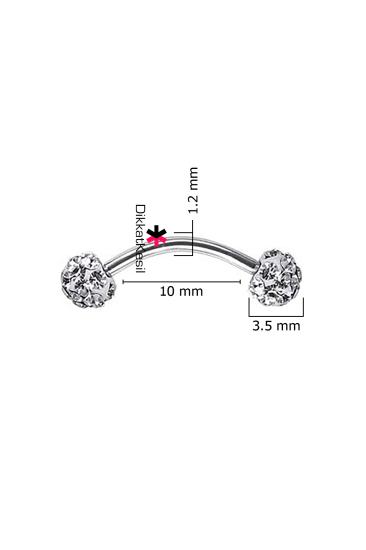 Taşlı Piercing, Çelik Rook, Tragus, Helix, Kulak ve Kaş Piercing Modelleri - DikkatKesil