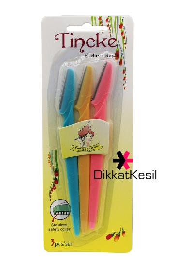 Tinkle Kaş Usturası, 3 lü Kaş Jileti Ustura Çeşitleri - DikkatKesil